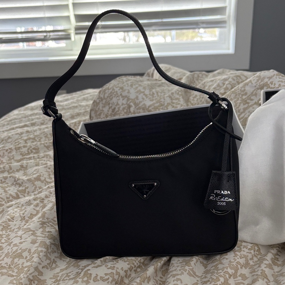 Prada Black Shoulder Bag (worn once!)